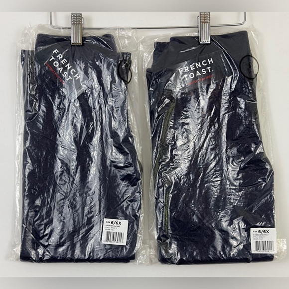 French Toast (SET OF 2) Girls' 6/6X Navy Blue Fleece Straight Leg  Sweatpant NWT - Picture 7 of 8